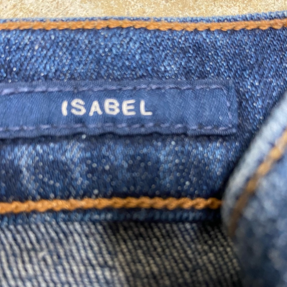 Agolde Blue Boyfriend Jeans - Picture 3 of 5